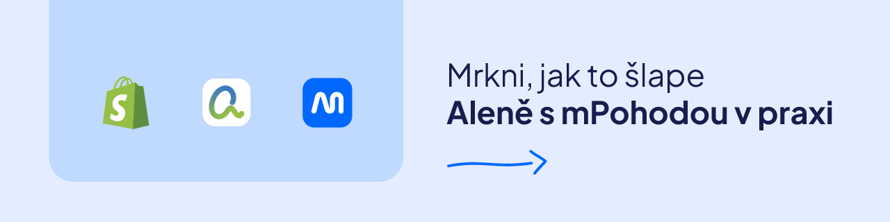 Mrkni, jak to šlape Aleně s mPohodou v praxi.