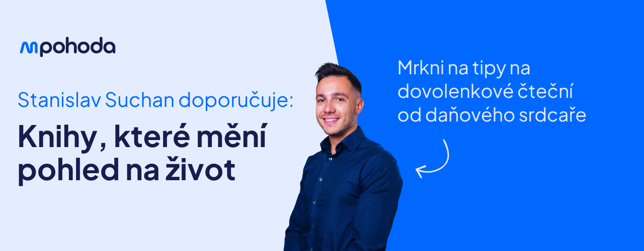 Omrkněte tipy na dovolenkové čtení od daňového srdcaře Stanislava Suchana.
