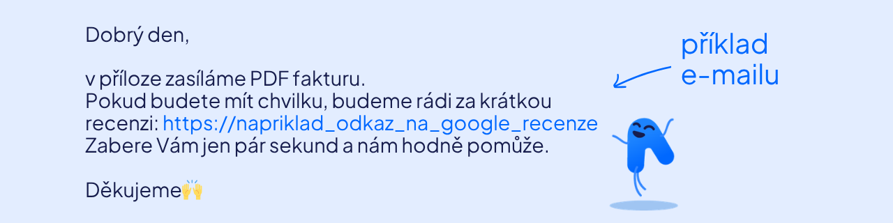 Sbírání recenzí od zákazníků