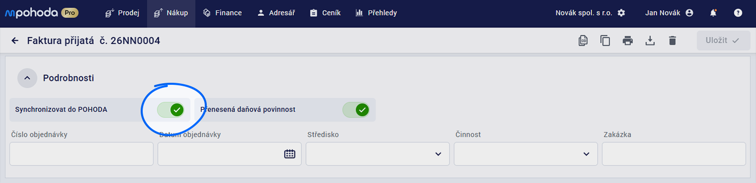 A doklady se bez chaosu propíšou i do Pohody.