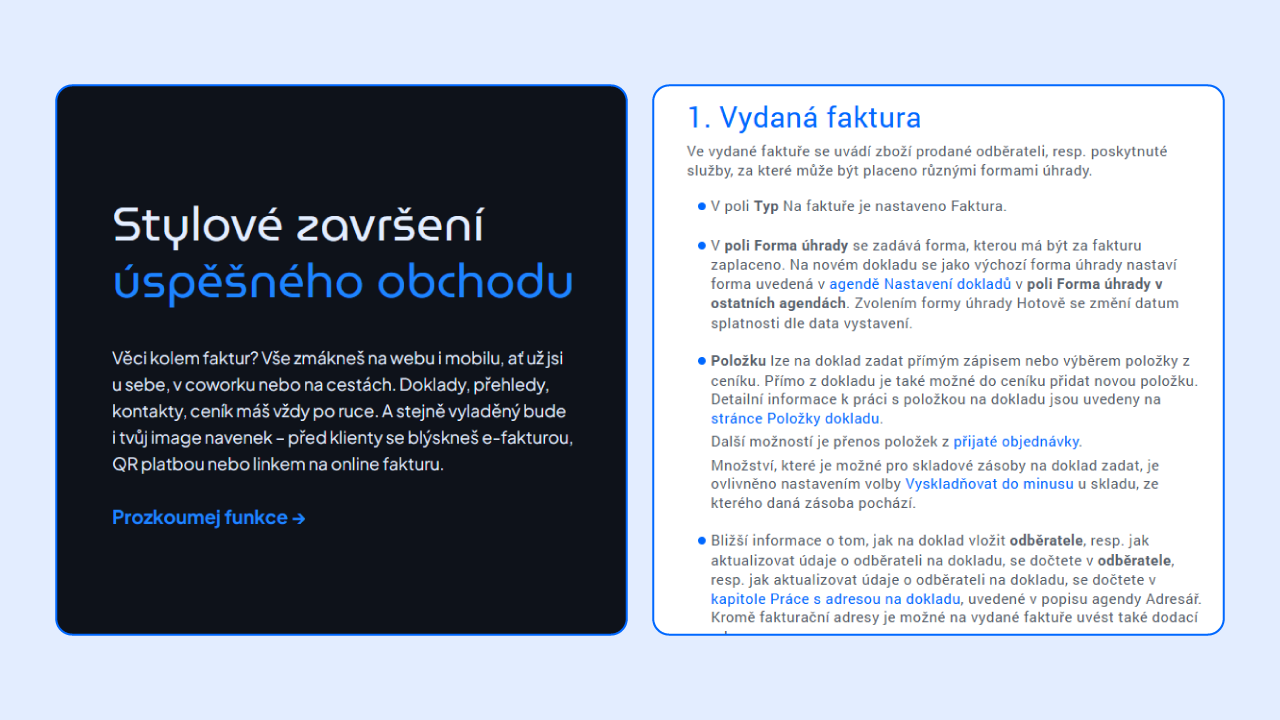 Nový styl komunikace mPohody